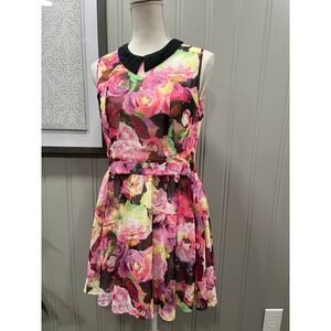 Pretty Little Liars Hanna Aeropostale Floral Peter Pan Collar Dress S